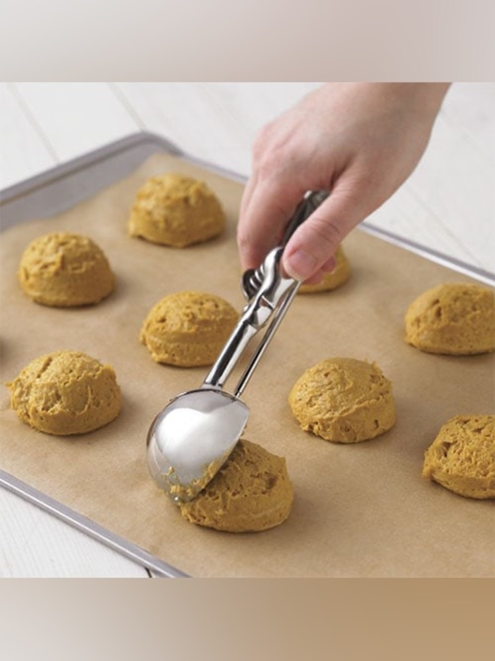 💫4/$25 • The Pampered Chef Stainless Steel Large Scoop